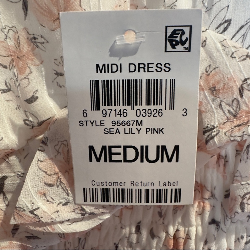 And Now This Tiered Midi Dress NWT - Picture 8 of 10